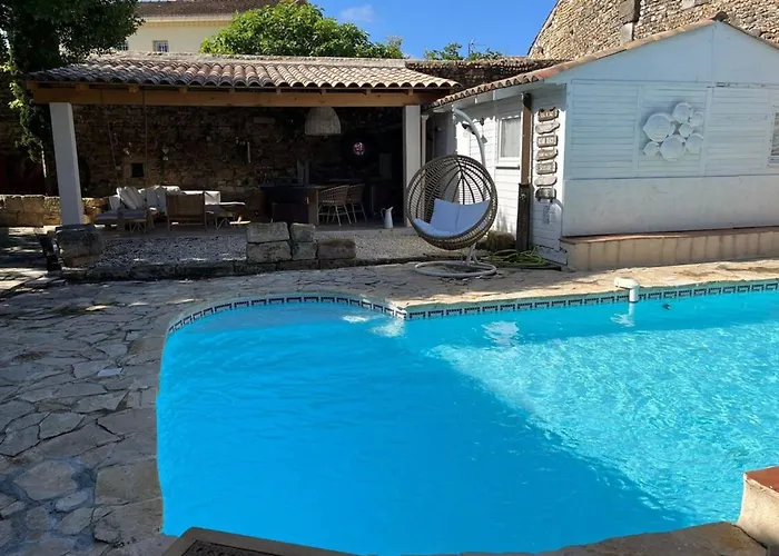 Casa Angel -bohemian With Swimming Pool And Air Conditioning! Вилла